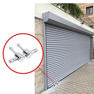 Kapı Emniyet Aparatı Paslanmaz Çelik Metal İşyeri Garaj Kapısı Kepenk Sarmal Kapı Kilidi Kilitleme