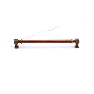 Talas Antik Bakır Metal 224 Mm Eskitme Mobilya Mutfak Çekmece Dolap Kulpu Kulbu Kulpları 22.4 Cm