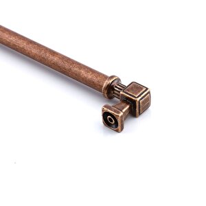 Talas Antik Bakır Metal 224 Mm Eskitme Mobilya Mutfak Çekmece Dolap Kulpu Kulbu Kulpları 22.4 Cm