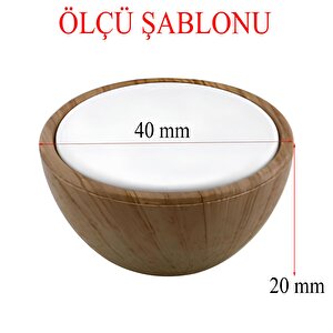 Piyano Polimer Düğme Kulp İçbükey Ceviz Beyaz Dolap Mobilya Mutfak Dolabı Çekmece Kulpu Kulbu