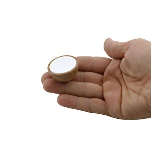 Piyano Polimer Düğme Kulp İçbükey Ceviz Beyaz Dolap Mobilya Mutfak Dolabı Çekmece Kulpu Kulbu 5 Adet