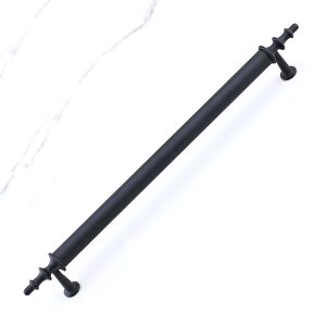 Ovacık Metal Siyah Kulp 192 Mm Mobilya Çekmece Mutfak Dolabı Dolap Kapak Kulpları Kulb Kulpu 19.2 Cm