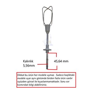 Fakir Tilia , Lucca , Lucina ,mr Chef Uyumlu Blender Çırpma Teli 2 Adet