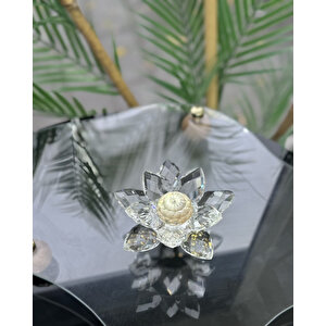 Gaelle Dekoratif Lotus Beyaz