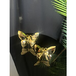 Halcyon Dekoratif Kelebek Gold