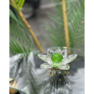 Elara Dekoratif Ayaklı Lotus Gold