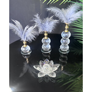 Seraph Gold Dekoratif Tüylük Ve Lotus Gri