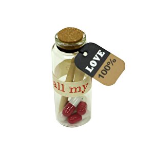 Dilek Şişesi Love 12'li Paket Hediyelik