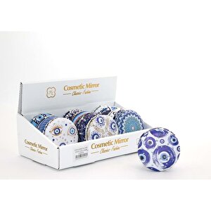Taşlı İstanbul Tasarımı El Aynası Kalın