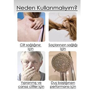 Su Arıtma Filtresi-duş Ve Banyo Için Kireç Önleyici Pamuk Filtre