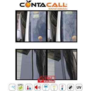 Üniversal Oto Sunroof Fitili Kenar Fitilleri Ön Arka Cam Contası 5 Metre Siyah
