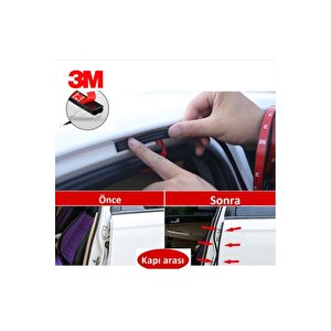 Contacall 3m Oto Kapı Kaput Bagaj Ses Toz Yalıtım Fitili 3 Metre Uzunluk