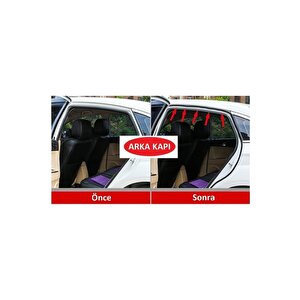 Contacall Oto Kapı Bagaj Ve Kaputlar Için Ses Isı Ve Toz Yalıtım Fitili Siyah 10 Metre Bantlı