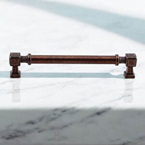 Talas Düz Antik Bakır Metal Kulp 160 Mm 16 Cm Mobilya Çekmece Mutfak Dolabı Dolap Kulpları Kulbu Kulpu