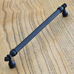 10 Adet Şah Kulp Mobilya Mutfak Dolabı Çekmece Dolap Kulpları Kapak Kulpu Kulbu Siyah 192 Mm Metal