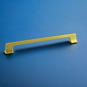 Gediz Metal Mat Gold Altın Kulp 160 Mm Mobilya Çekmece Mutfak Dolabı Dolap Kapak Kulpları Kulb Kulpu