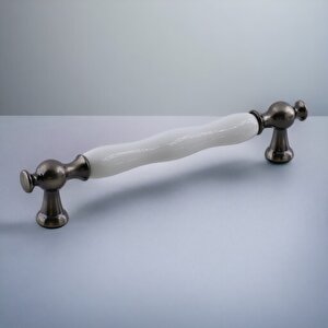 Aruh Porselen Antik Nikel Kulp 160 Mm Mobilya Çekmece Mutfak Dolabı Dolap Kapak Kulpları Kulb Kulpu