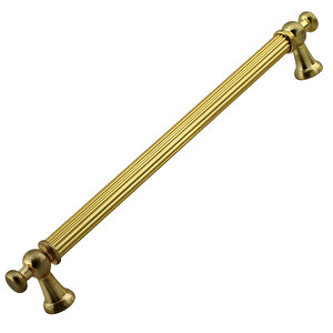 Osmanlı Metal Çizgili Altın Kulp 224 Mm 22.4 Cm Mobilya Çekmece Mutfak Dolabı Dolap Kapak Kulb Kulpu