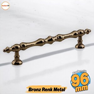 Nilay Bronz Metal Kulp 96 Mm - 9.6 Cm Mobilya Çekmece Mutfak Dolabı Dolap Kulpları Kulbu Kulpu