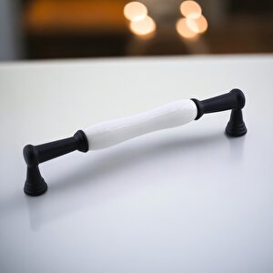 Anav Porselen Kulp 160 Mm Mobilya Çekmece Mutfak Dolabı Dolap Kapak Kulpları Kulb Kulpu Siyah