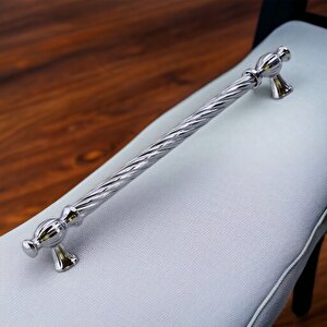 Burma Metal Gümüş Kulp 224 Mm Mobilya Çekmece Mutfak Dolabı Dolap Kapak Kulpları Kulb Kulpu 22.4 Cm