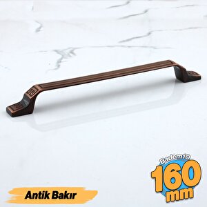 Can160 Mm - 16 Cm Eskitme Antik Bakır Metal Mobilya Mutfak Dolabı Dolap Kulpu Kulbu Kulpları