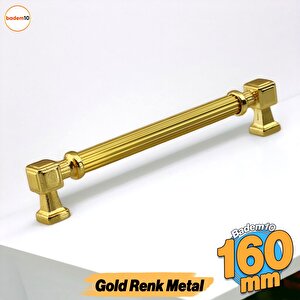 Talas Gold Altın Metal Kulp 160 Mm - 16 Cm Mobilya Çekmece Mutfak Dolabı Dolap Kulpları Kulbu Kulpu