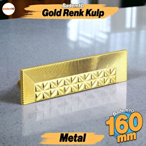 Kayı Metal Gold Altın Kulp 160 Mm Mobilya Çekmece Mutfak Dolabı Dolap Kapak Kulpları Kulb Kulpu