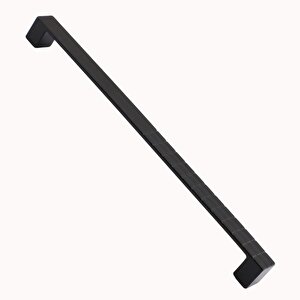 10 Adet Bihter Mobilya Mutfak Dolabı Çekmece Dolap Kapak Kulpu Kulbu Metal Siyah (224 Mm-22.4 Cm)