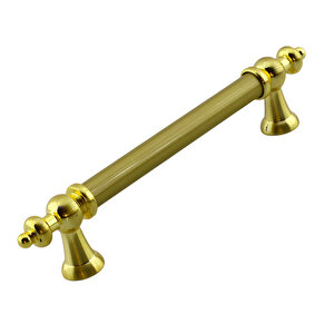 Osman (128 Mm - 12.8 Cm) Gold Metal Mobilya Mutfak Çekmece Dolap Dolabı Kapak Kulbu Kulpu Kulpları