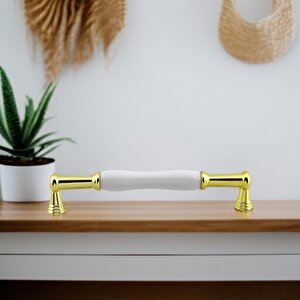 Anav Porselen Gold Altın Kulp 160 Mm Mobilya Çekmece Mutfak Dolabı Dolap Kapak Kulplar Kulb Kulpu