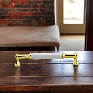 Anav Porselen Gold Altın Kulp 160 Mm Mobilya Çekmece Mutfak Dolabı Dolap Kapak Kulplar Kulb Kulpu