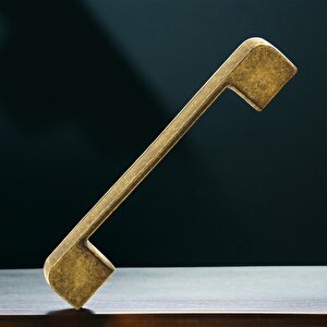 Radus Antik Sarı Metal Kulp 96 Mm -9.6 Cm Mobilya Çekmece Mutfak Dolabı Dolap Kulpları Kulbu Kulpu