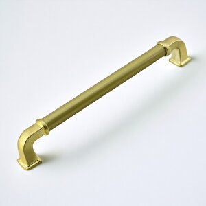 Alfa Metal Mat Gold Altın Kulp 128 Mm Mobilya Çekmece Mutfak Dolabı Dolap Kapak Kulpları Kulb Kulpu