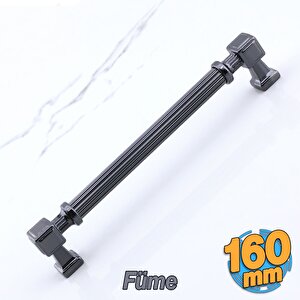 Talas Metal Füme Renk Kulp 160 Mm Mobilya Çekmece Mutfak Dolabı Dolap Kulpları Kulb 16 Cm