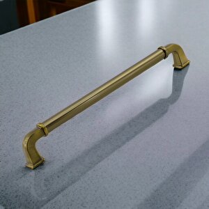 Alfa Metal Antik Sarı Kulp 224 Mm Mobilya Çekmece Mutfak Dolabı Dolap Kapak Kulpları Kulb Kulpu