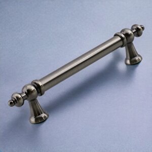 Osmanlı Antik Nikel Metal Kulp 128 Mm Mobilya Çekmece Mutfak Dolabı Dolap Kapak Kulpları Kulb Kulpu