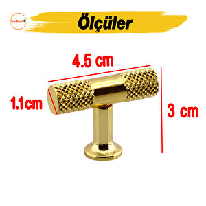 Özgür Altın Gold Metal Kulp Düğme Çekmece Mutfak Mobilya Dolabı Dolap Kapak Kulpu Kulbu Kulpları