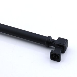 Talas 128 Mm Düz Si̇yah Metal Kulp Mobilya Çekmece Mutfak Dolabı Dolap Kulpları Kulb 12.8 Cm