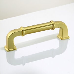 Alfa Metal Mat Gold Altın Kulp 96 Mm Mobilya Çekmece Mutfak Dolabı Dolap Kapak Kulpları Kulb Kulpu