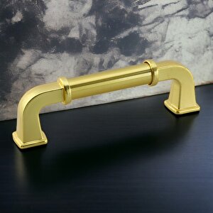 Alfa Metal Mat Gold Altın Kulp 96 Mm Mobilya Çekmece Mutfak Dolabı Dolap Kapak Kulpları Kulb Kulpu