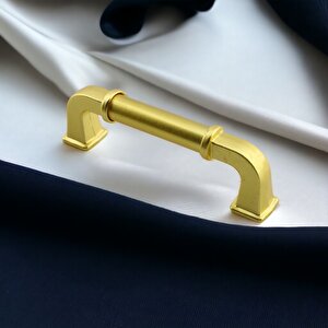 Alfa Metal Mat Gold Altın Kulp 96 Mm Mobilya Çekmece Mutfak Dolabı Dolap Kapak Kulpları Kulb Kulpu