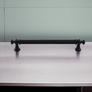 Selçuklu Siyah Metal Kulp 192 Mm Mobilya Çekmece Mutfak Dolabı Dolap Kapak Kulpları Kulb Kulpu