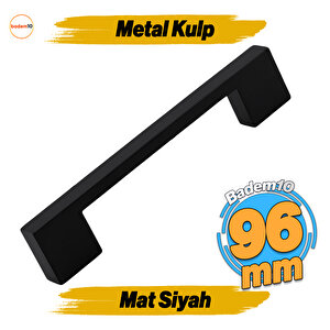 Paella Kulp 96 Mm 9.6 Cm Siyah Metal Mutfak Mobilya Çekmece Mutfak Dolap Dolabı Kulp Kapak Kulbu