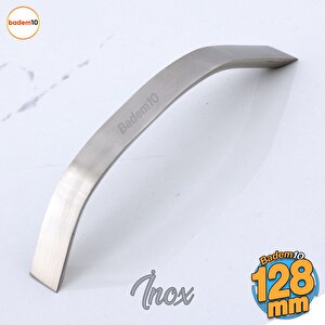 Şahin Metal İnox Kulp 128 Mm Mobilya Çekmece Mutfak Dolabı Dolap Kapak Kulpları Kulb Kulpu 12.8 Cm