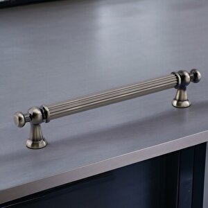 Selçuklu Antik Nikel Metal Kulp 128 Mm Mobilya Çekmece Mutfak Dolabı Dolap Kapak Kulpları Kulb Kulpu