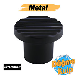 Melen Siyah Kulp Düğme Tek Vidalı Çekmece Mutfak Mobilya Dolabı Dolap Kulpu Kulbu Metal Kulpları