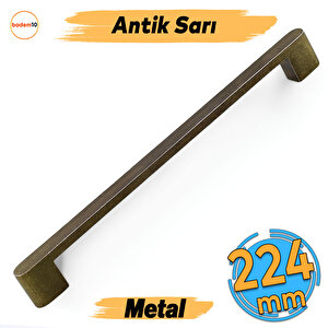 Uhud Kulp 224 Mm Antik Sarı Metal Mutfak Mobilya Çekmece Mutfak Dolap Dolabı Kulpları Kapak Kulbu
