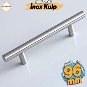 Mia Mojan (96 Mm - 9.6 Cm) İnox Metal Mobilya Mutfak Çekmece Dolap Dolabı Kulbu Kulpu Kulpları