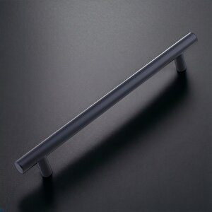 Çubuk 10 Adet Siyah Metal Kulp ( 512  Mm-51.2 Cm) Mobilya Mutfak Çekmece Dolabı Kulpu Kulbu Kulpları